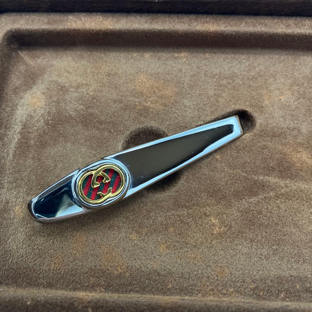 【極美品】GUCCI シェリー GG ネクタイピン カフス 箱付き