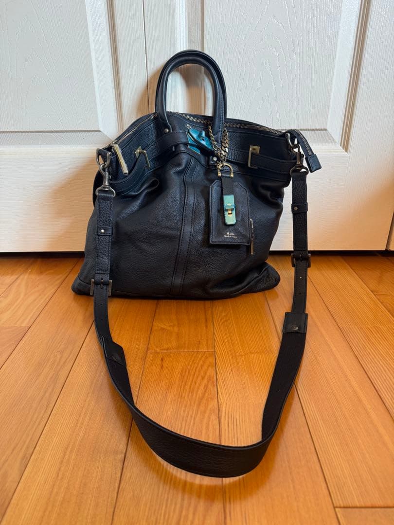 M.U.L エムユーエル ヘルメットバッグ 洗い加工 M