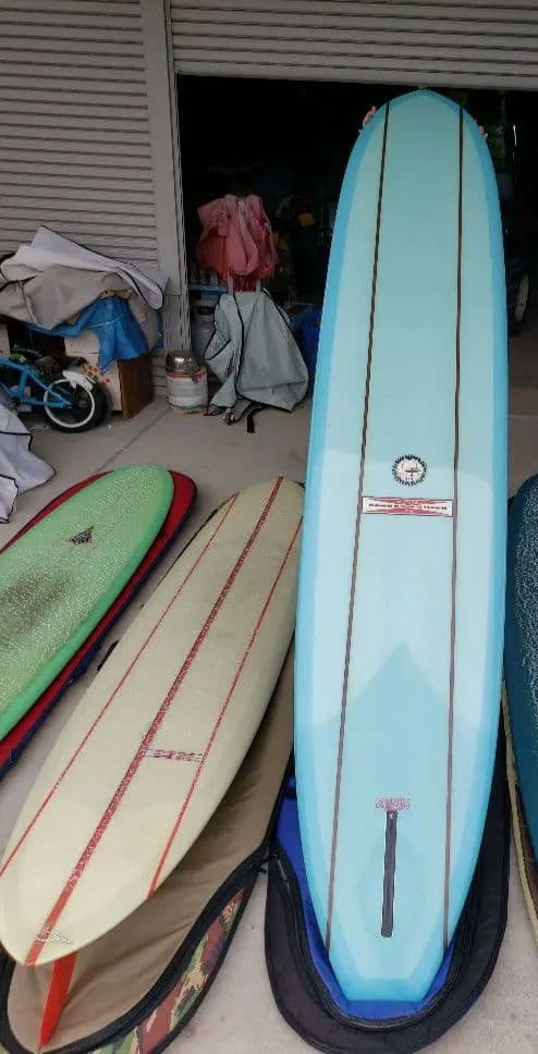 激レアヒンソンレッドフィンクラシックヴィンテージロングボード9'69'4HY-2