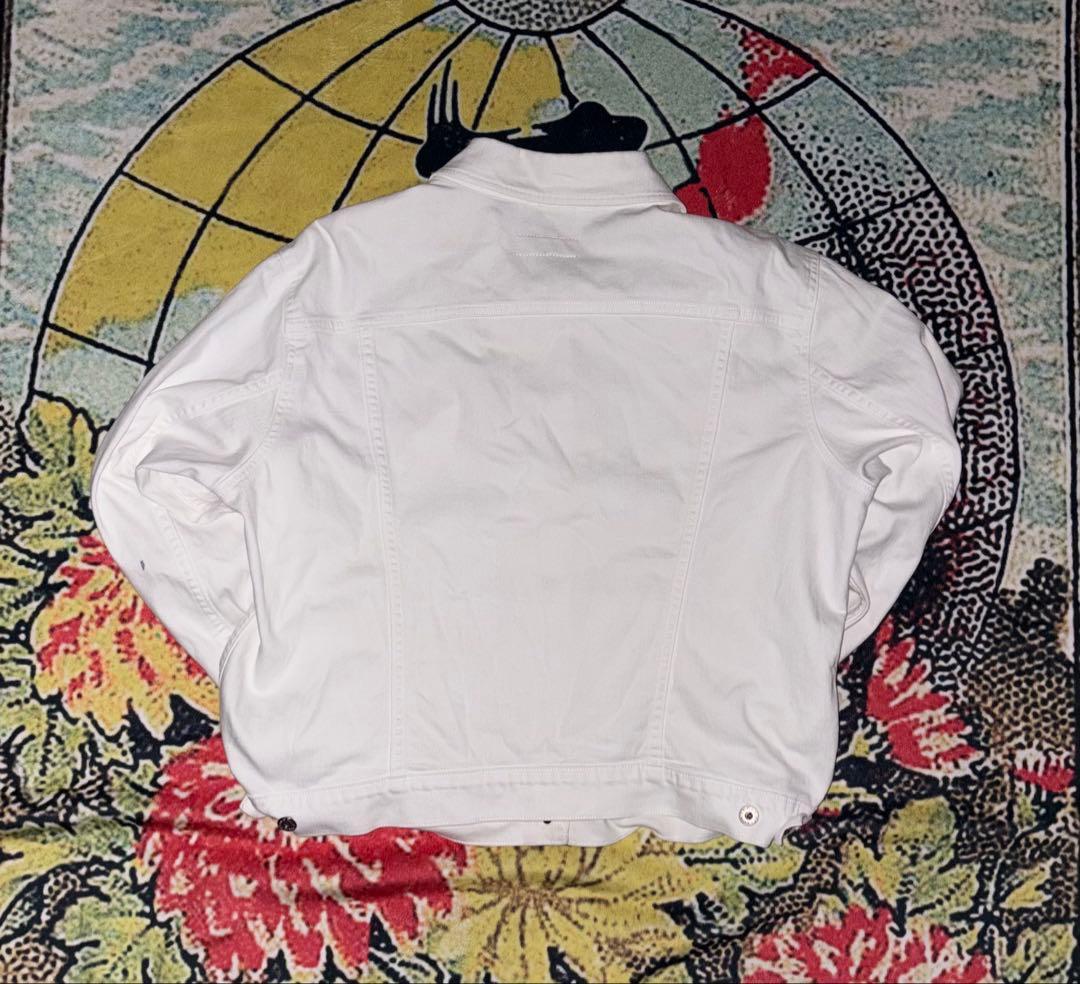 levi's ホワイト　デニムジャケット　gジャン　swag fti