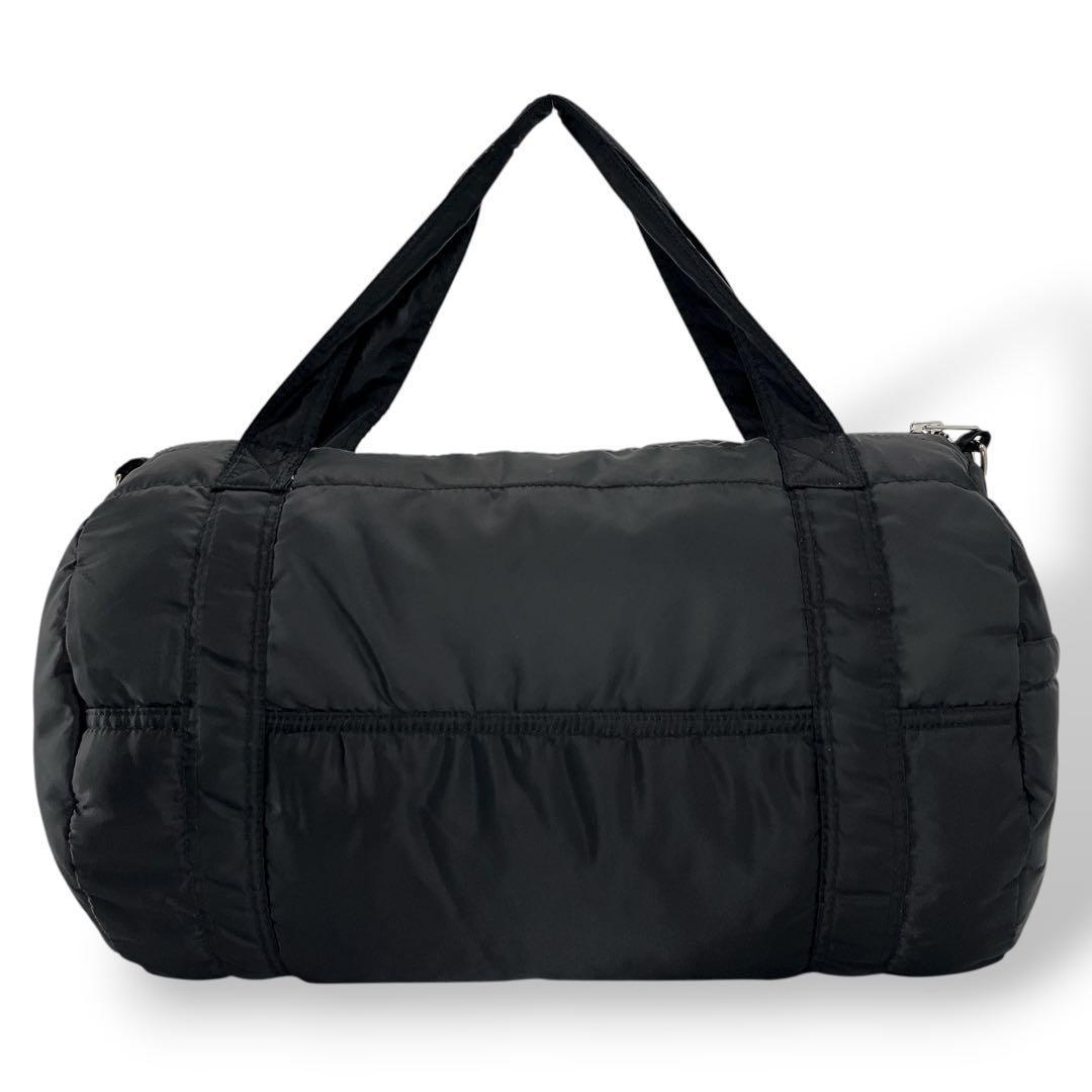 ポーター　ボストンバッグ　タンカー　ダッフルバッグ　ドラム型　ブラック　ナイロン