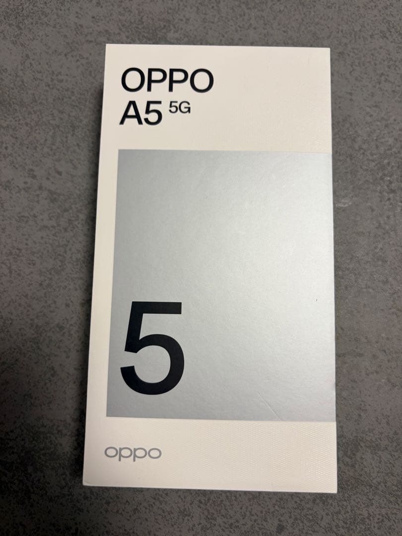 OPPO A5 5G 128Gホワイト(e Sim フリー)本体