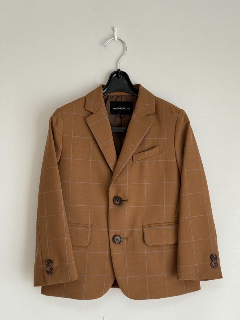 グリーンレーベルリラクシング ウィンドペン チェック セットアップ