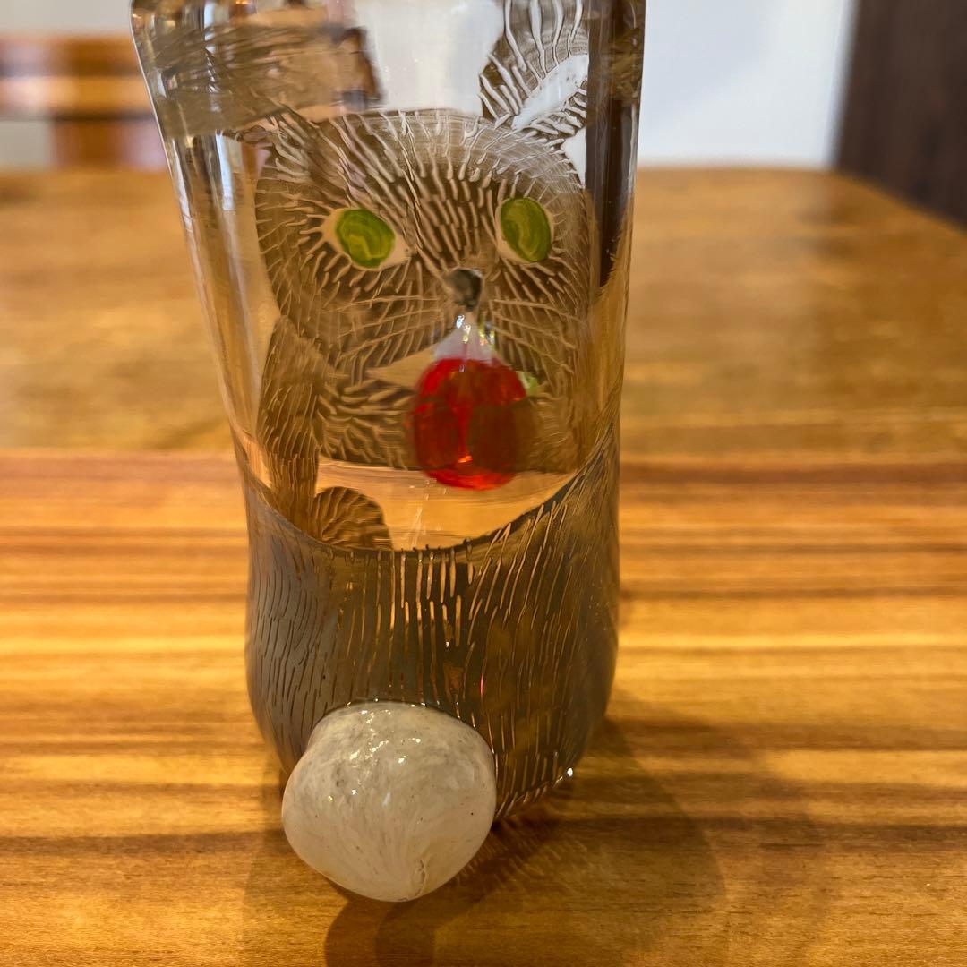 土井朋子さん　ガラスグラス　うさぎ