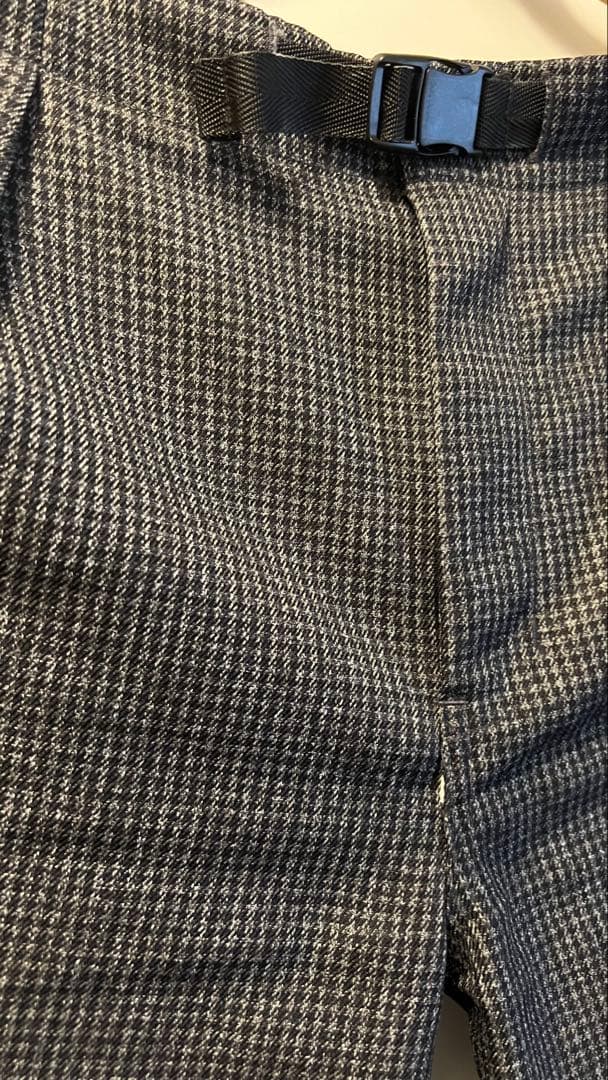 STILL BY HAND ポリエステルツイードチェックパンツ　サイズ46 美品