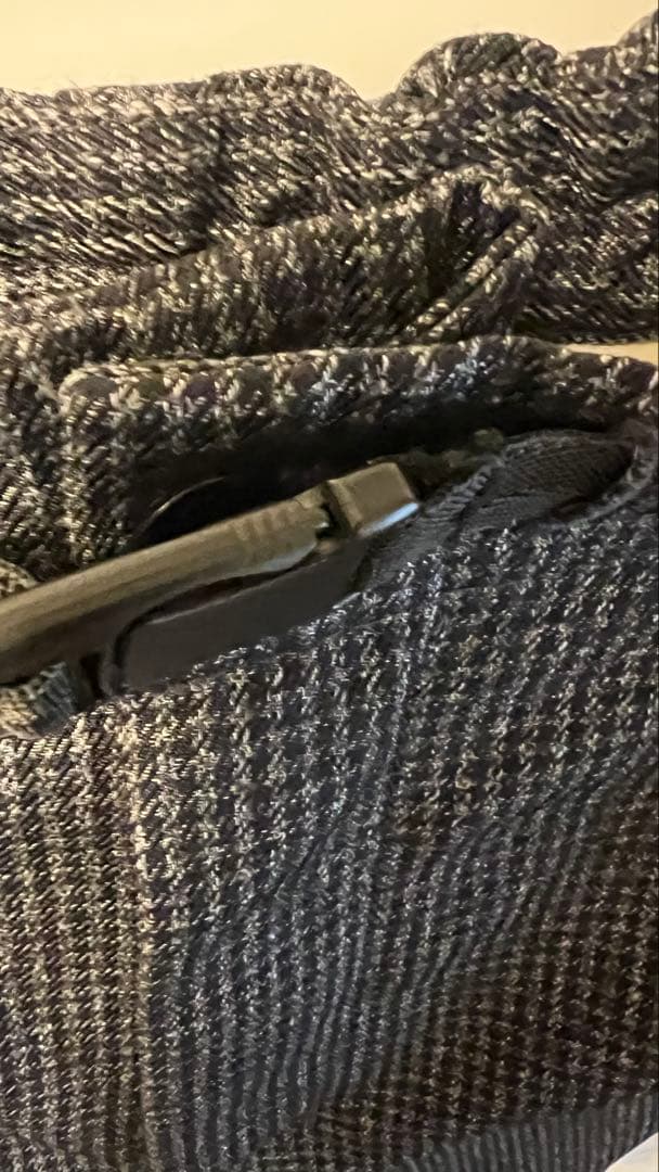 STILL BY HAND ポリエステルツイードチェックパンツ　サイズ46 美品