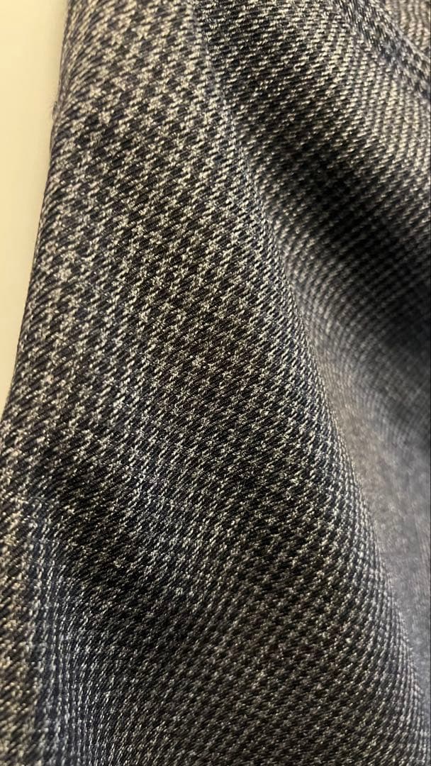 STILL BY HAND ポリエステルツイードチェックパンツ　サイズ46 美品