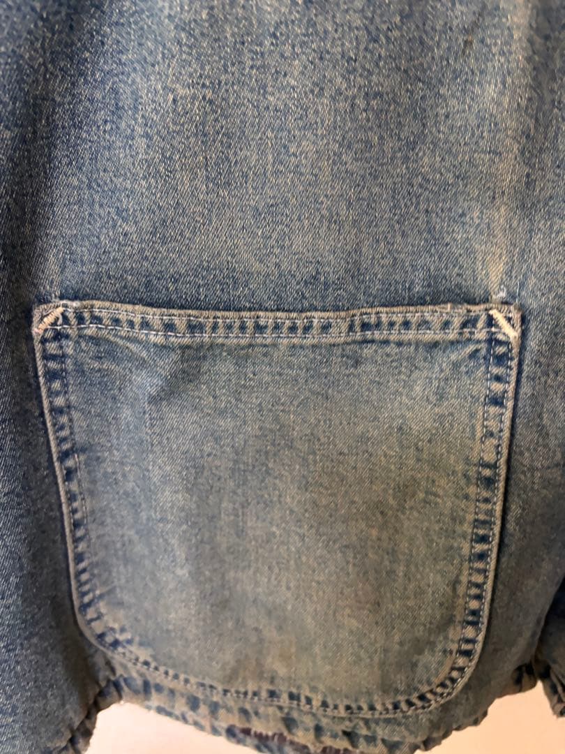 Carhartt デニムカバーオール　カーハート　ヴィンテージ　ボロ　ジャケット
