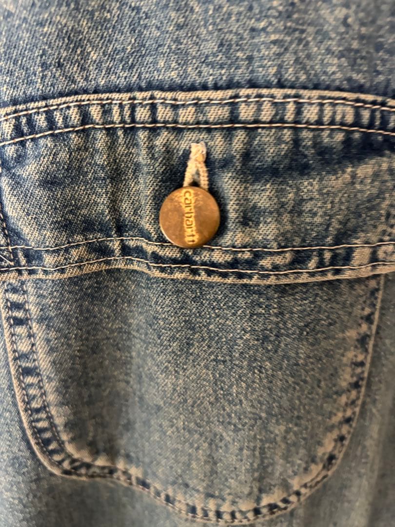 Carhartt デニムカバーオール　カーハート　ヴィンテージ　ボロ　ジャケット