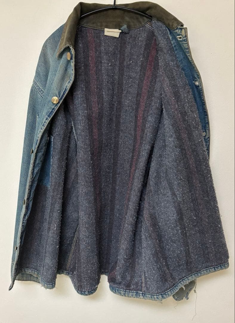 Carhartt デニムカバーオール　カーハート　ヴィンテージ　ボロ　ジャケット