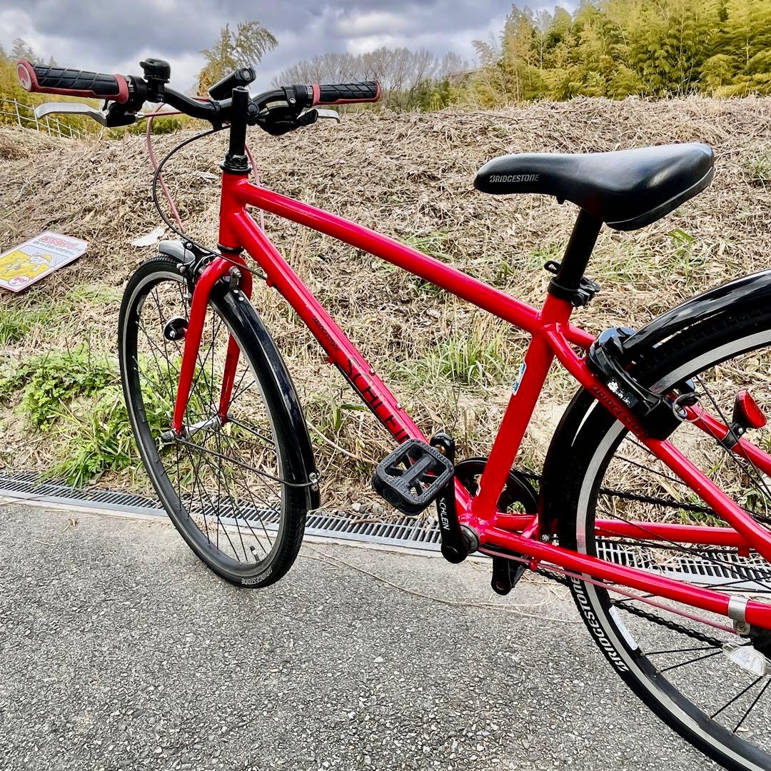 子供自転車 ブリヂストン シュライン 26インチ 7段変速 【大阪吹田・整備済】