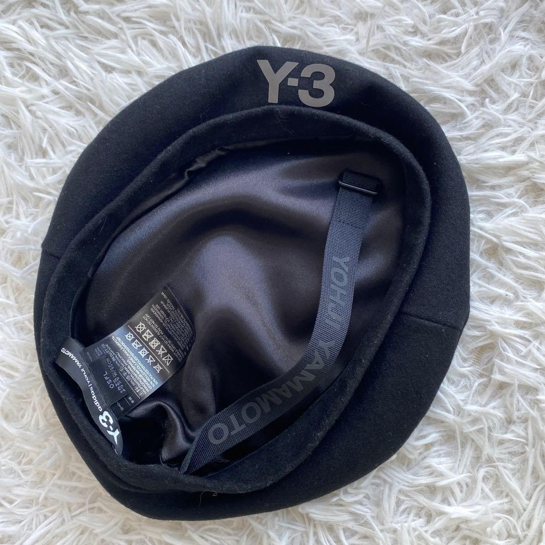 Y-3 YOHJI YAMAMOTO ヨウジヤマモト　ベレー帽　ブラック