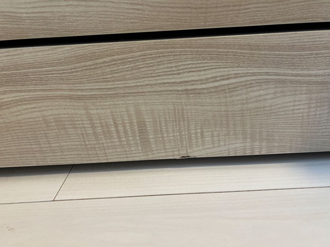 大容量 収納 USB コンセント 機能付きベッド 左右組み換え 可能　ナチュラル