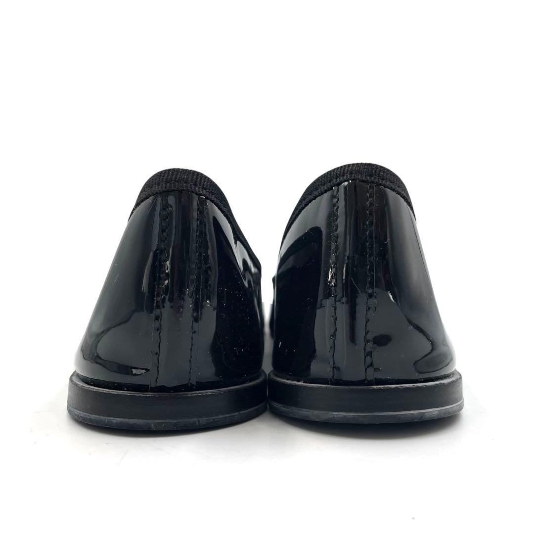 《未使用品》レペット フラットパンプス バレエシューズ エナメル ブラック 39