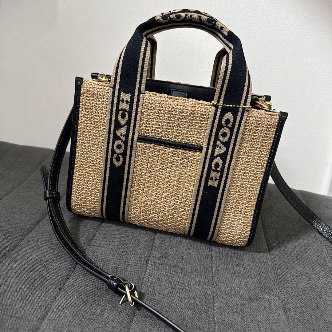 COACH スミス トートバッグ ショルダーバッグ カゴバッグ　ミニ