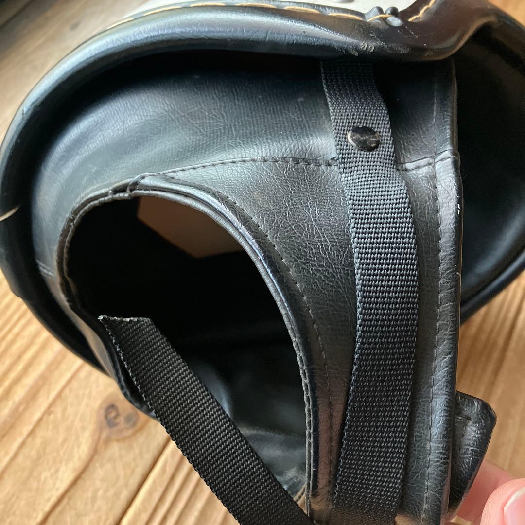 ビンテージヘルメット　ダブルストラップ