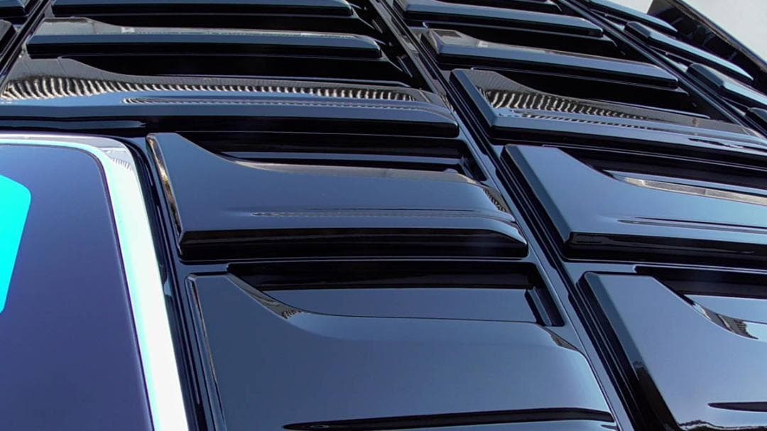 30系 アルファード 純正フロントグリル ブラック 202 艶有 マークブルー