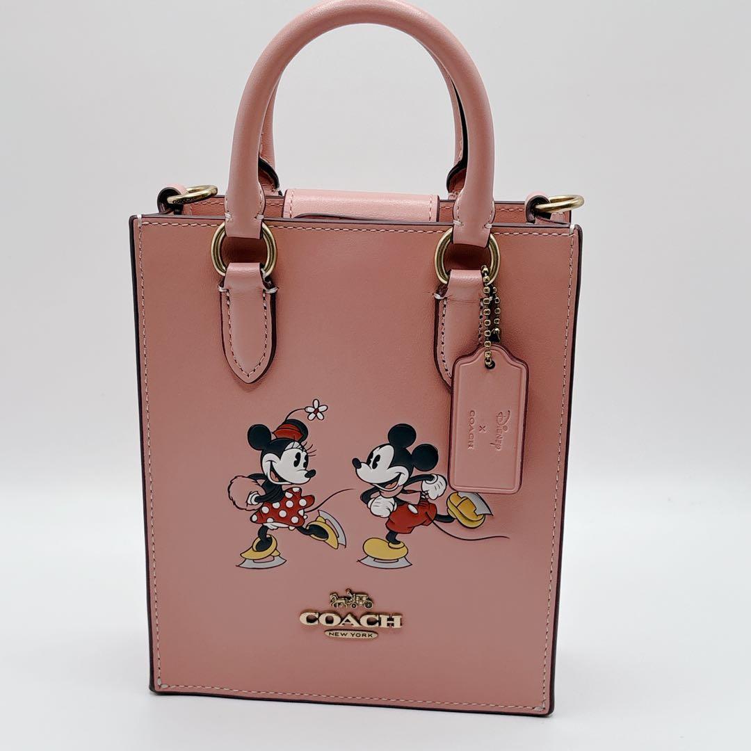 【未使用級】coach×Disney コラボ mini tote bag