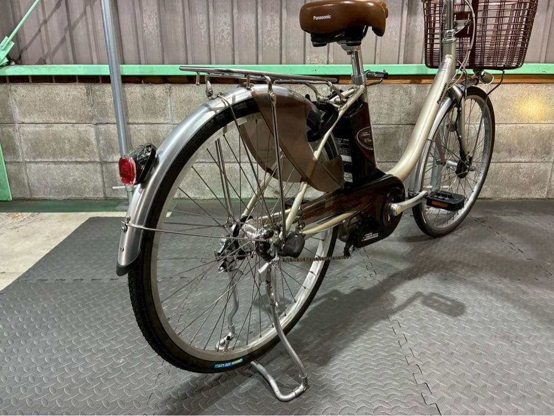 №3718 電動自転車　パナソニック　ビビライトU 24インチ ゴールド