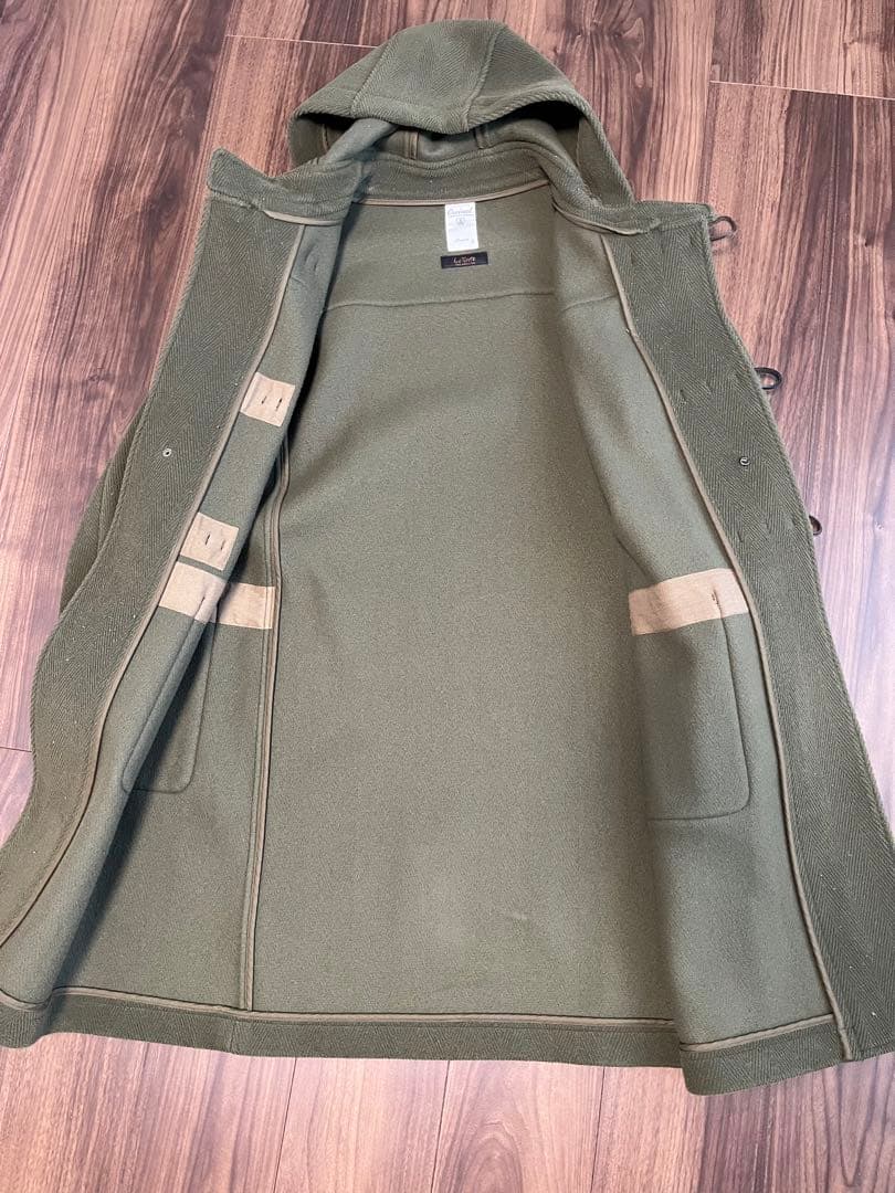 【値下げ】オーシバル ロングダッフルコート カーキ