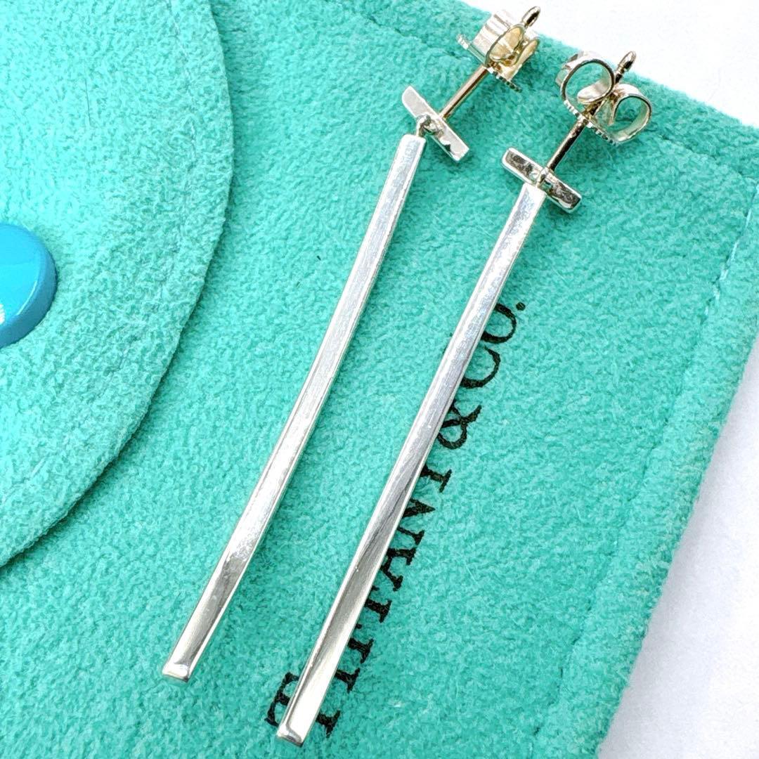 極美品 ティファニー Tワイヤー ピアス シルバー925