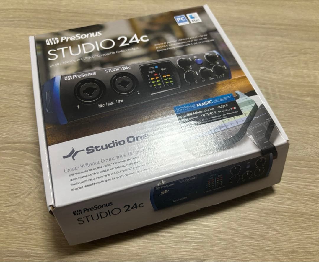 PreSonus studio 24c オーディオインターフェイス