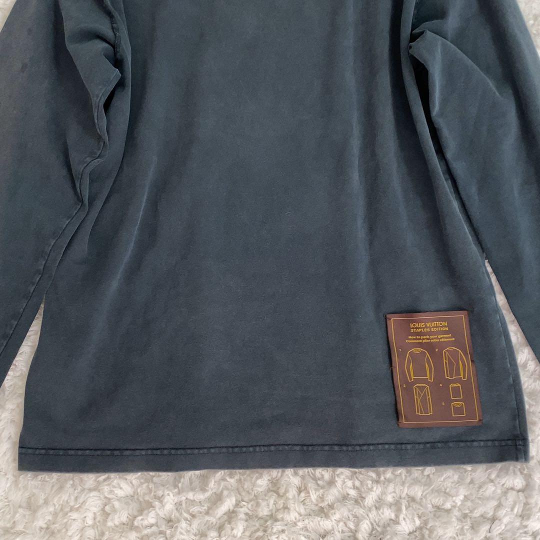 希少！LOUIS VUITTON 長袖Tシャツ インサイドアウト ネイビー M
