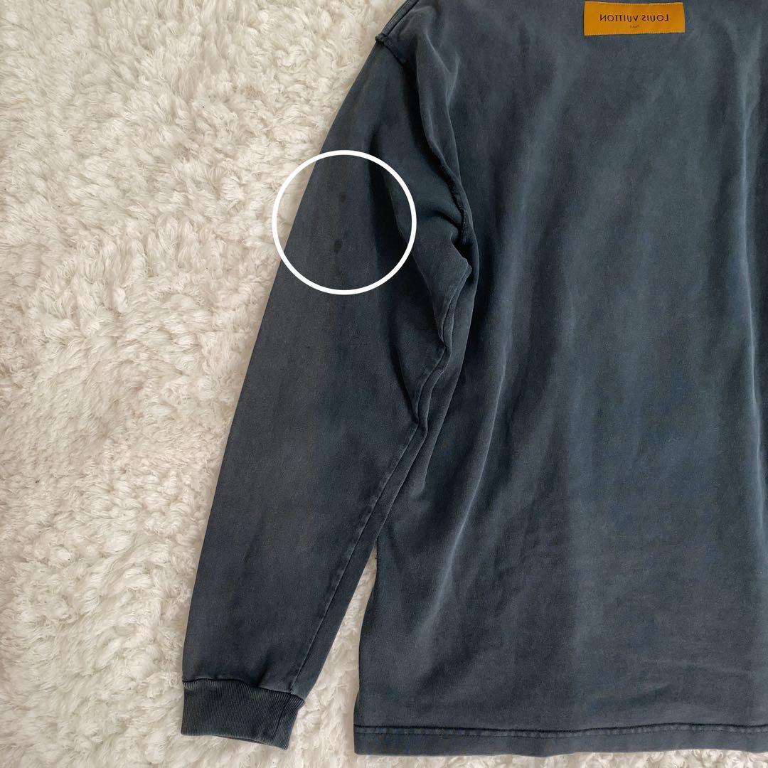 希少！LOUIS VUITTON 長袖Tシャツ インサイドアウト ネイビー M