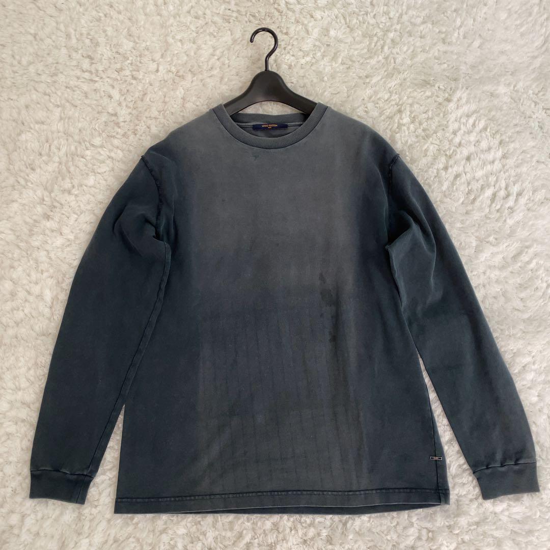希少！LOUIS VUITTON 長袖Tシャツ インサイドアウト ネイビー M