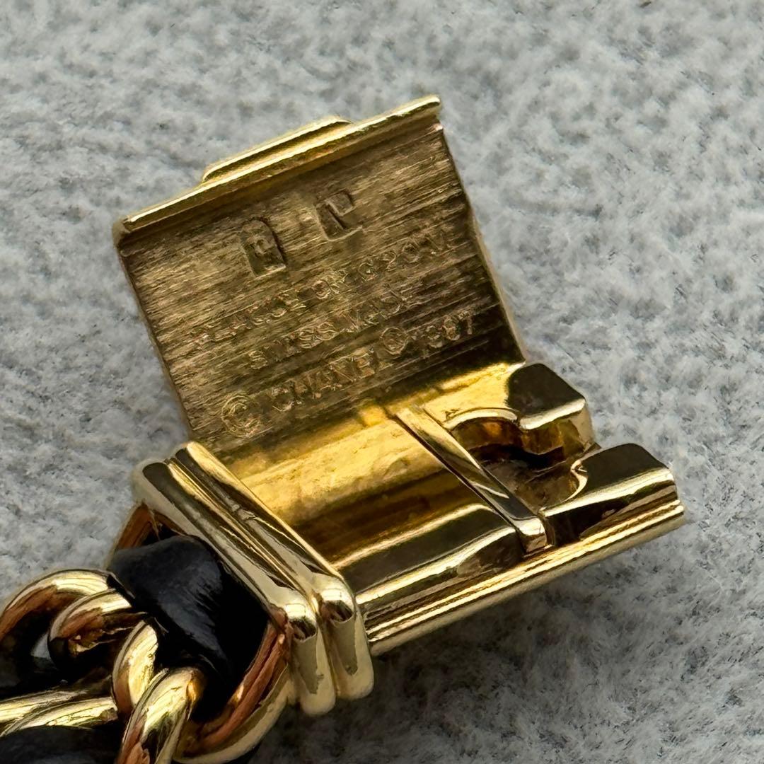 外装新品仕上 シャネル プルミエールM ゴールド クォーツ 腕時計 A30