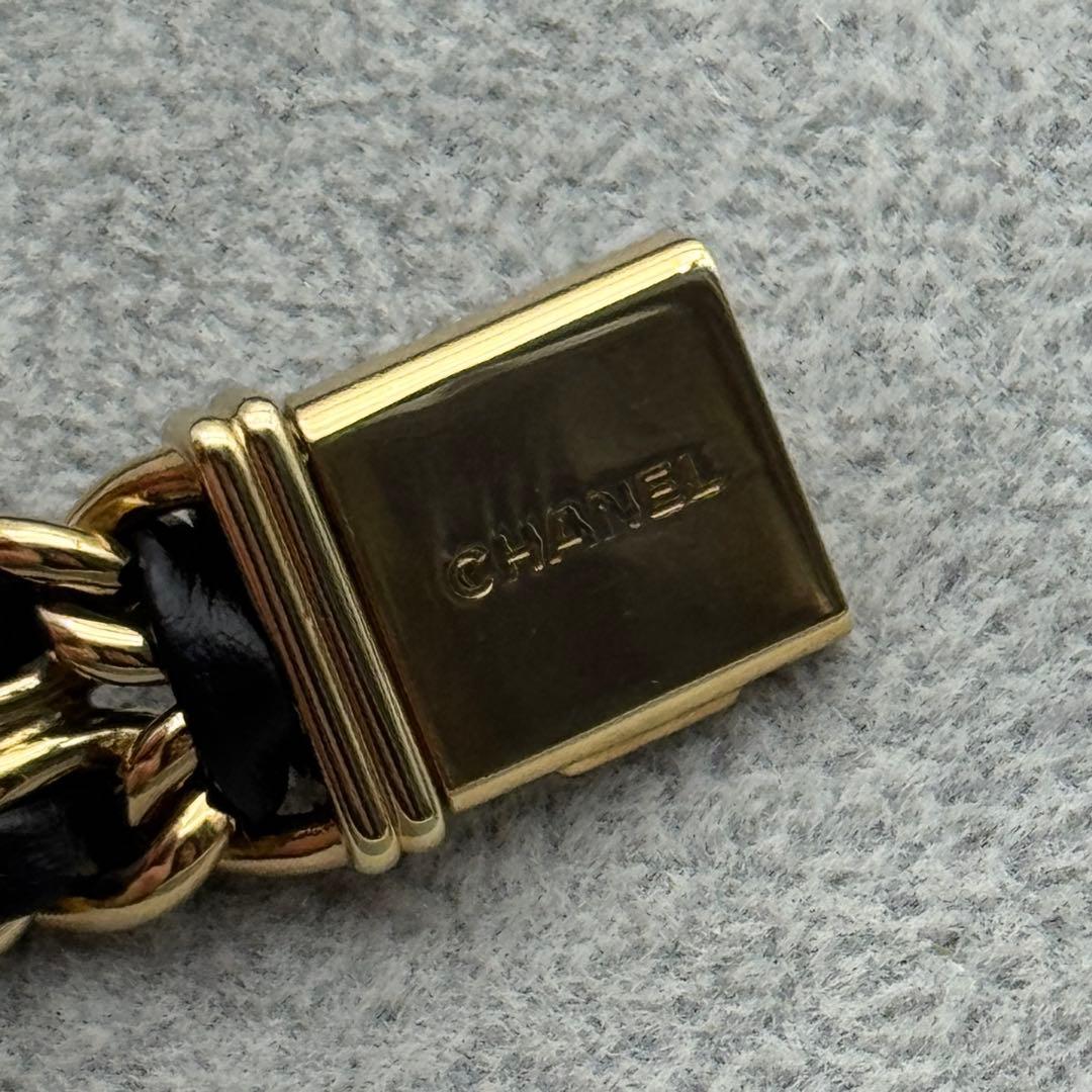 外装新品仕上 シャネル プルミエールM ゴールド クォーツ 腕時計 A30