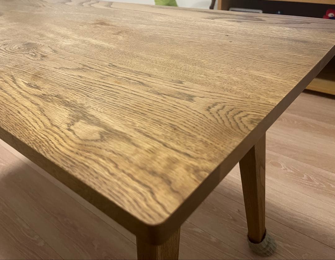 unico ADDAY(アディ)カフェテーブルW1000 オーク材高さ580cm