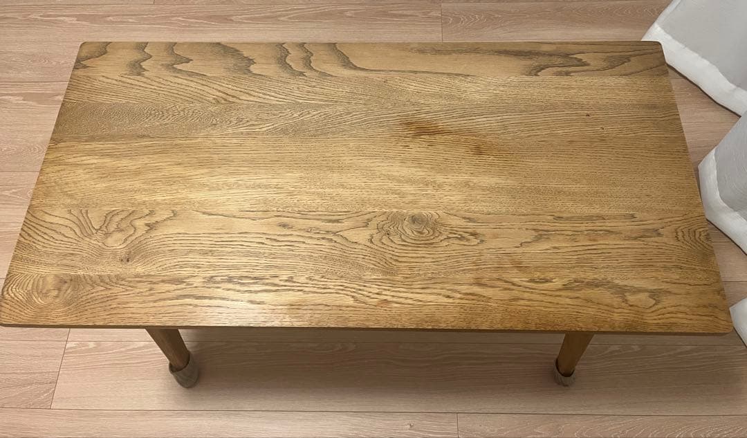 unico ADDAY(アディ)カフェテーブルW1000 オーク材高さ580cm