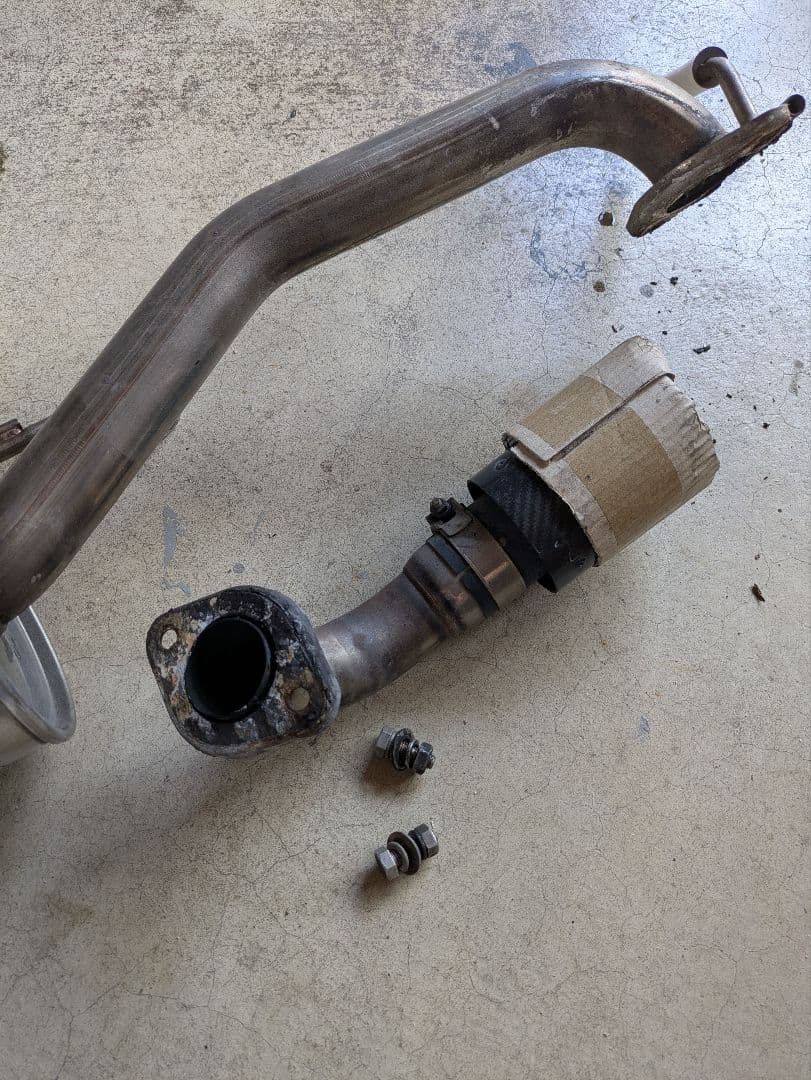 MH21S フジツボ レガリスK 中古マフラー　ジャンク扱い　オマケ付き