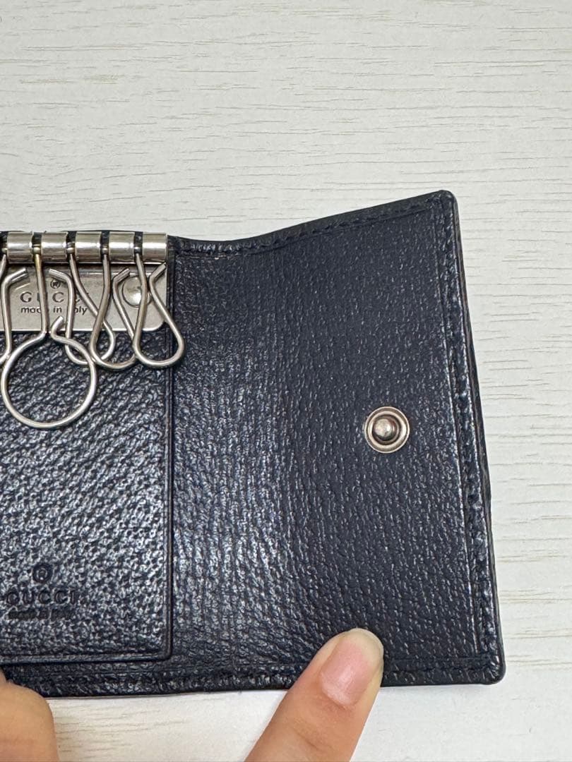 【本日限定価格】GUCCI グッチ オフィディア キーケース GGシェリーライン