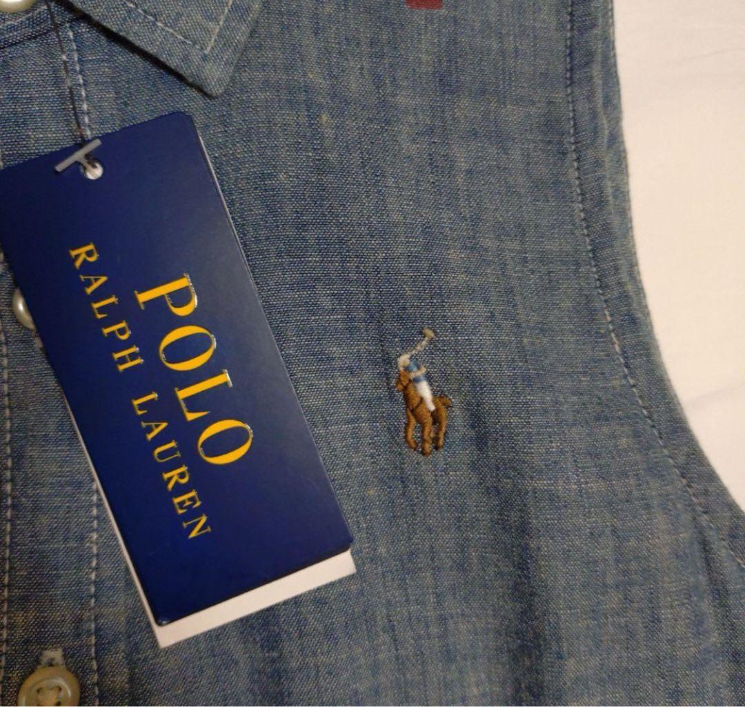 【新品未使用】ポロラルフローレン　ノースリーブ　ワンピース(160cm)