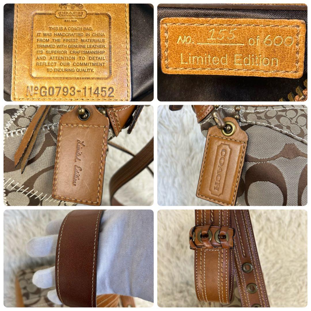 ✨希少 コーチ バケツ型 ワンショルダーバッグ　限定品 パッチワーク 11452