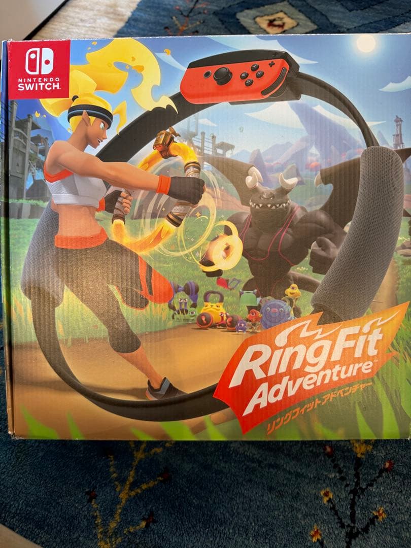 Nintendo Switch 本体（初期化済）充電器+リングコン＋ソフト2本