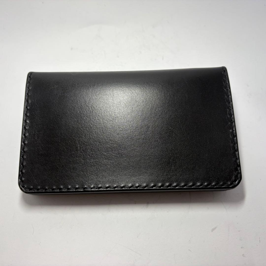 【本革】トラッカーウォレット　ミドル　姫路レザー　ブラック　二つ折り財布