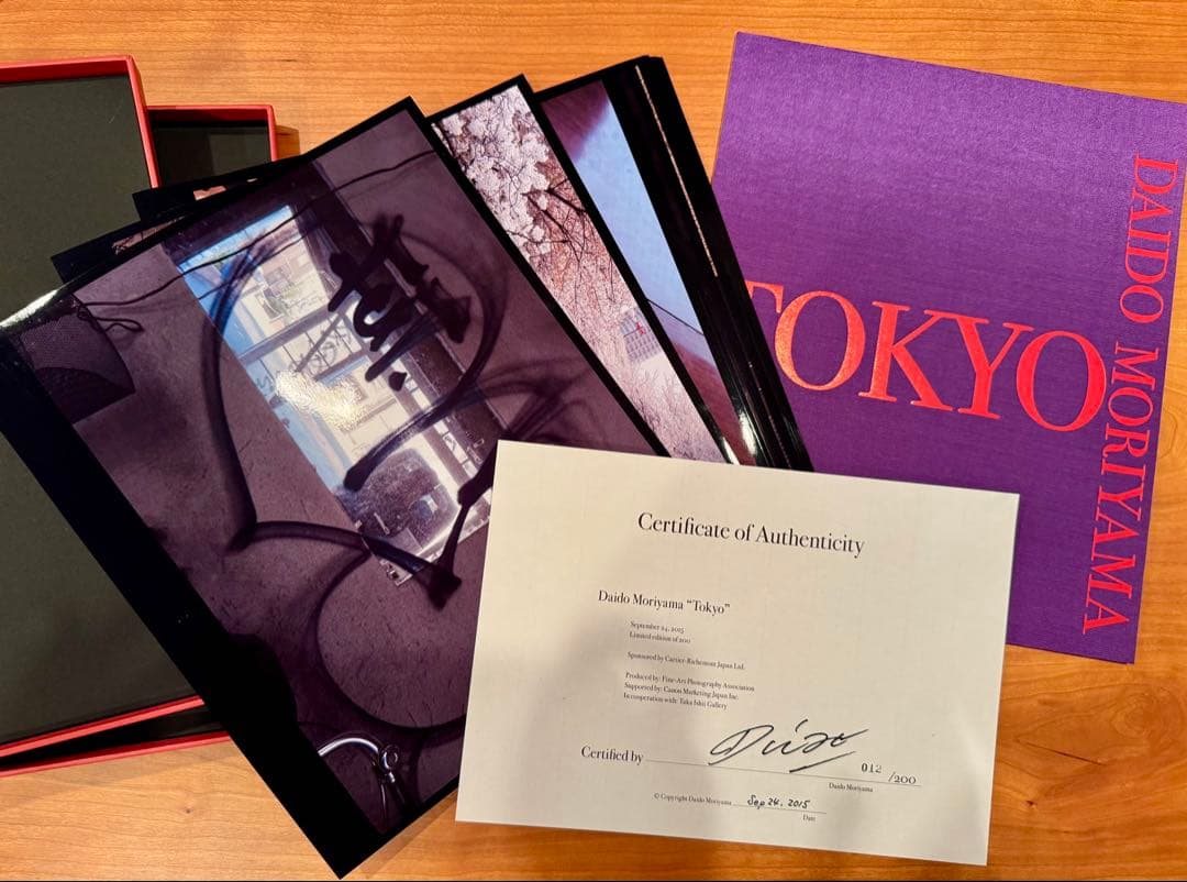 森山大道 TOKYO 写真集 限定200部 サイン入