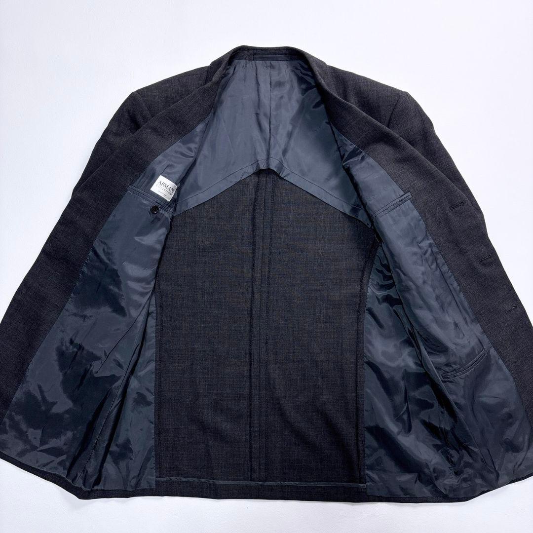 アルマーニコレツォーニ[3XL チェック柄]スーツ セットアップ グレー