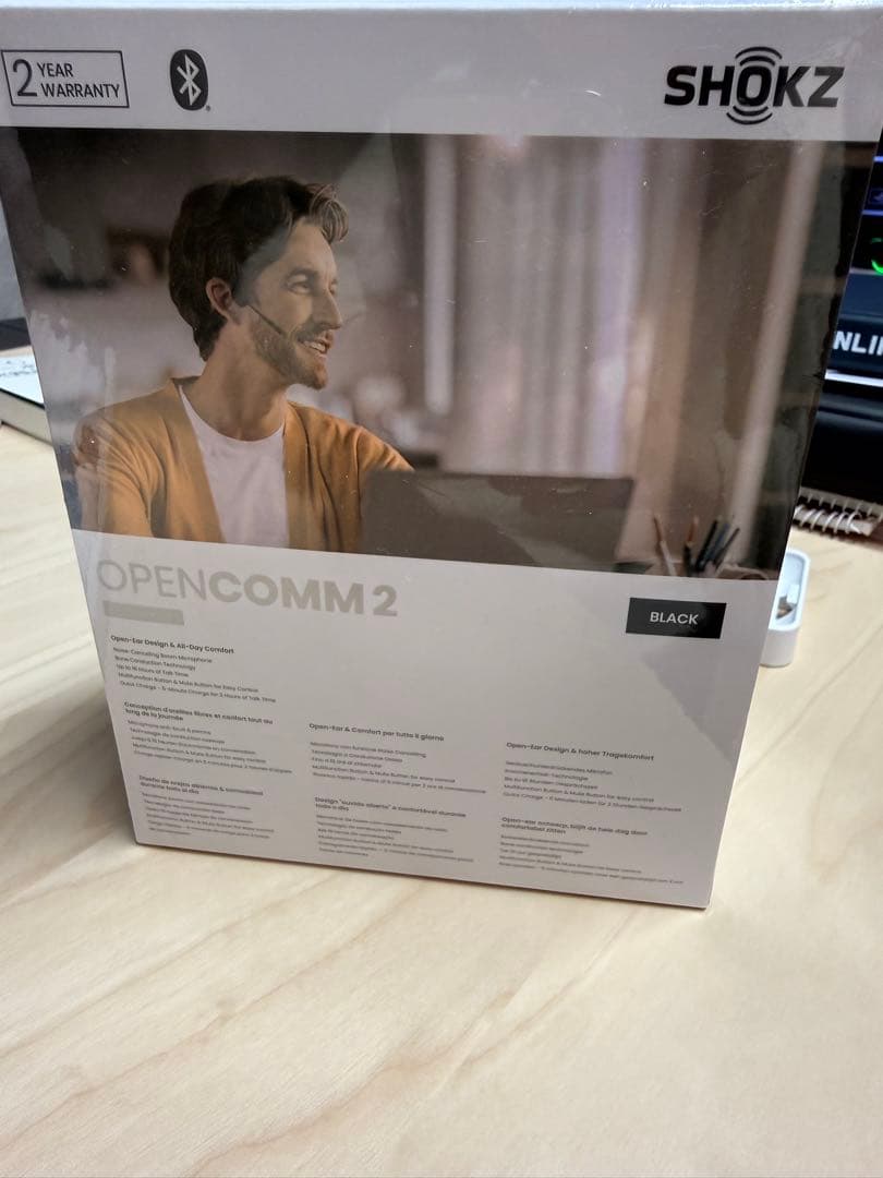 shokz opencomm2 骨伝導ヘッドセッ ト