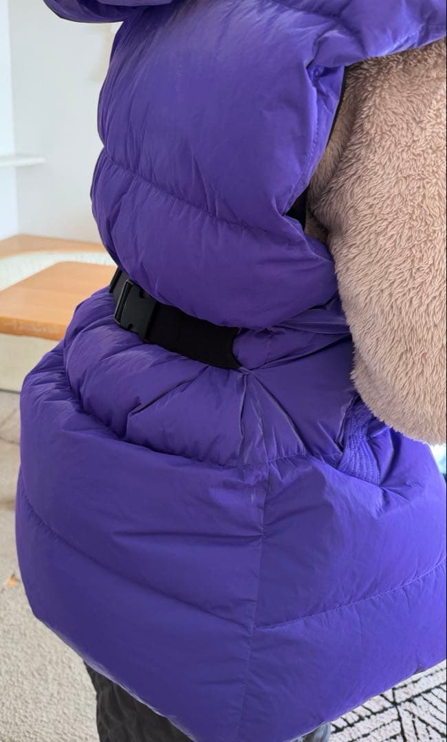 DIESEL 紫色 ダウンベスト XS