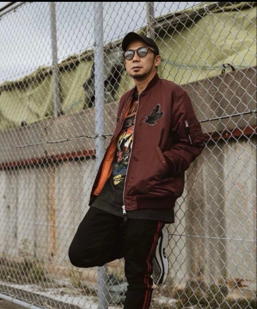 新品 The Bonez MA-1 T$UYO$着用モデル