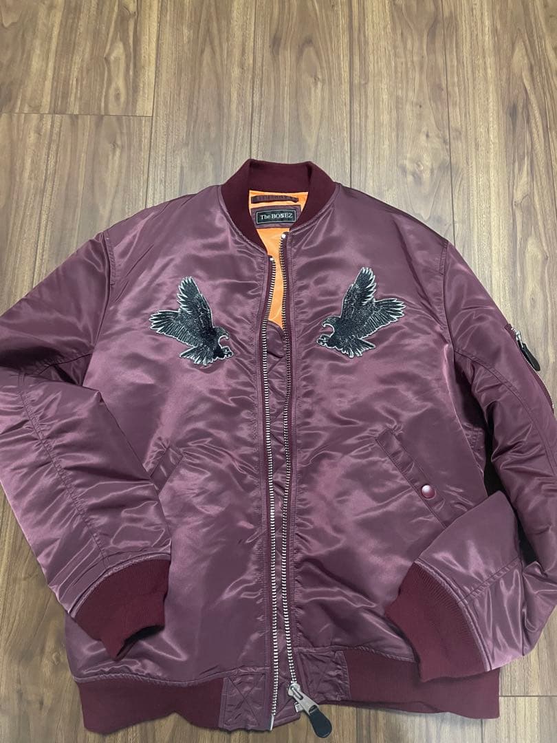 新品 The Bonez MA-1 T$UYO$着用モデル