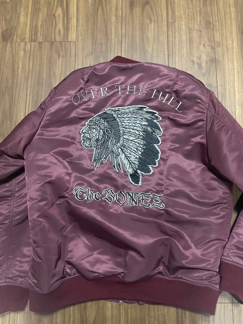 新品 The Bonez MA-1 T$UYO$着用モデル