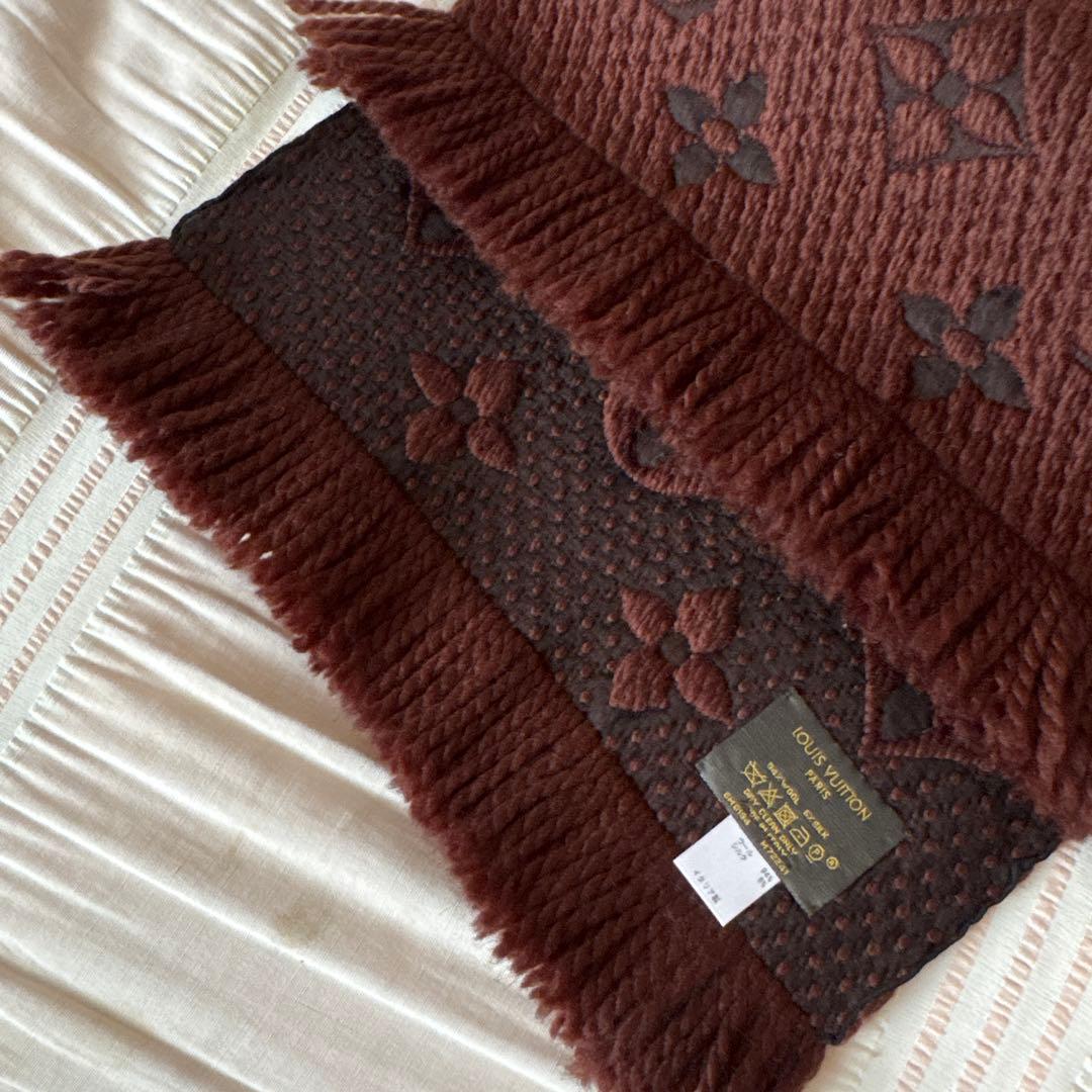 ルイヴィトン エシャルプロゴマニア マフラー ブラウン M72241