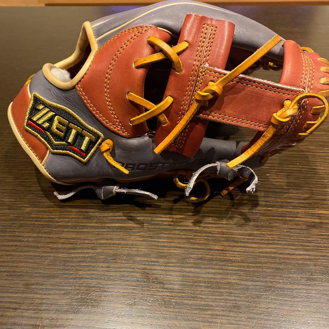 ZETT 軟式用グローブ 今宮モデルBCパターン グレー/ブラウン