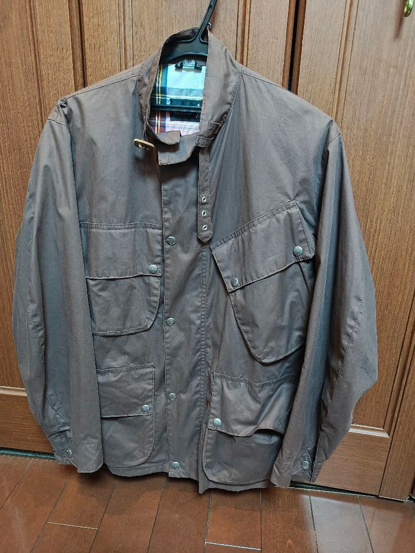 英国　スコットランド製　　MACKINTOSH / サファリ ジャケット 茶36