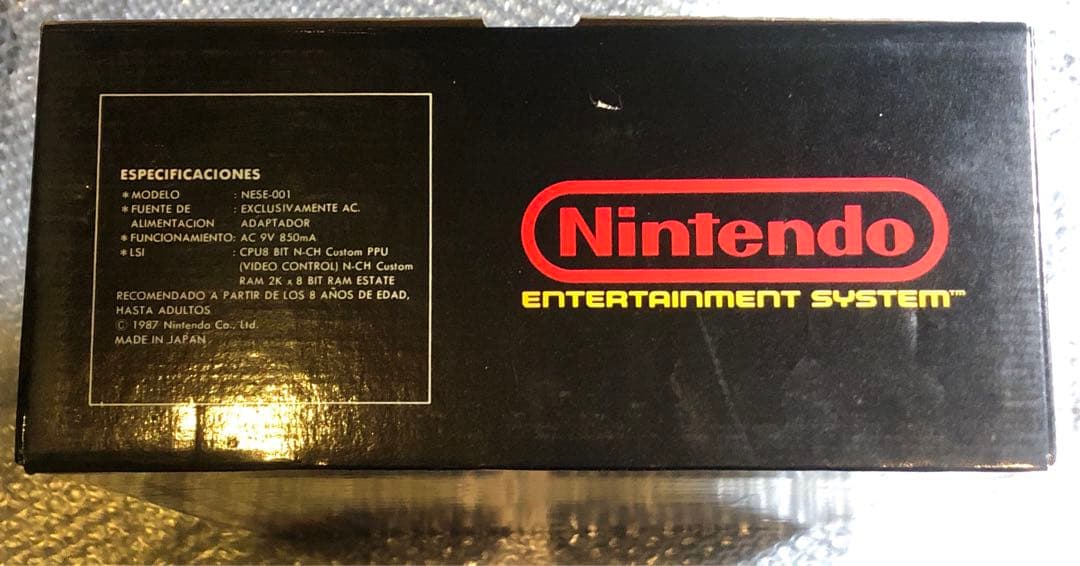 【新品未使用】NES（海外版ファミコン）スペイン仕様